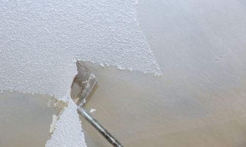 Popcorn ceiling removal