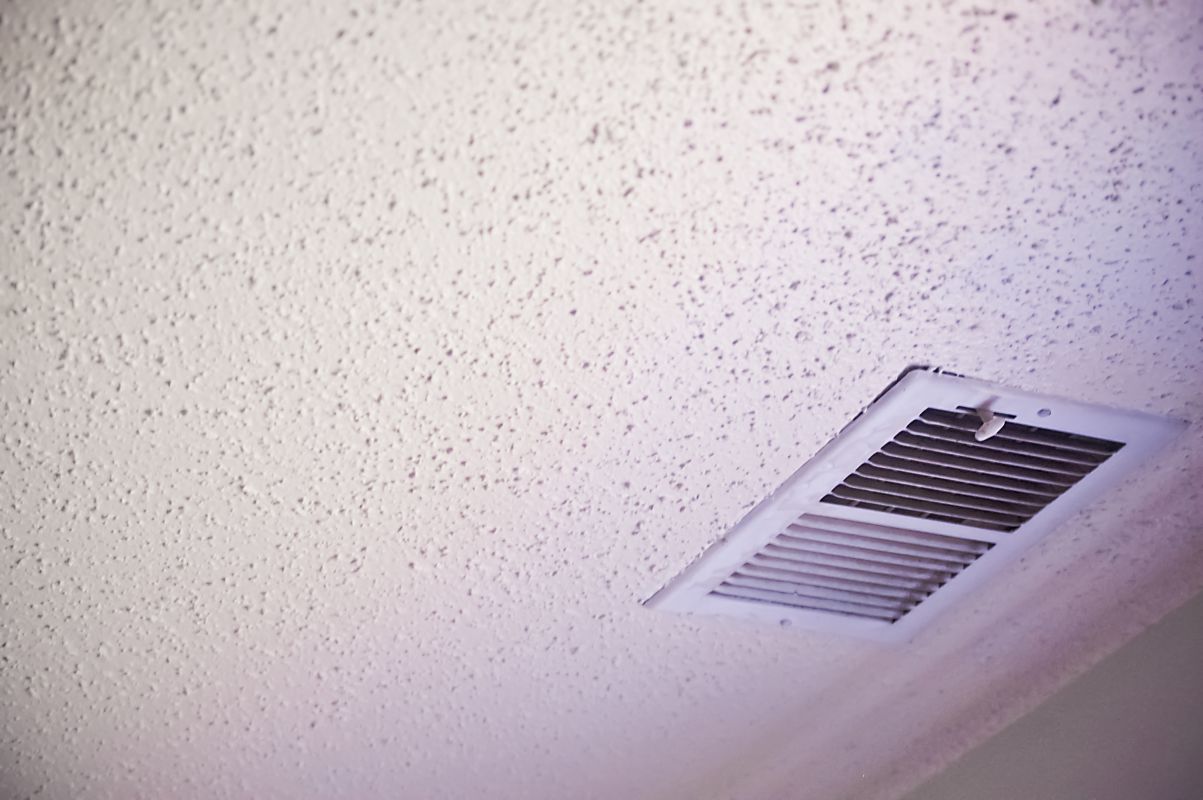 Popcorn ceiling